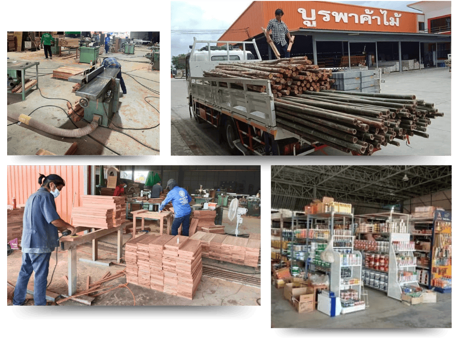 จำหน่ายไม้แปรรูป ชลบุรี